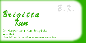 brigitta kun business card